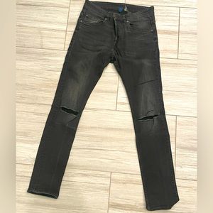 Size 32 black stretchy jeans H&M